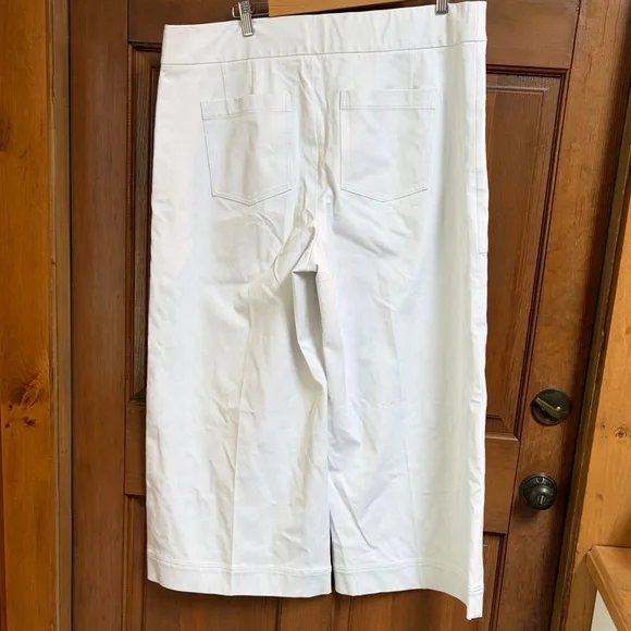 SPANX White Wide Leg Pants